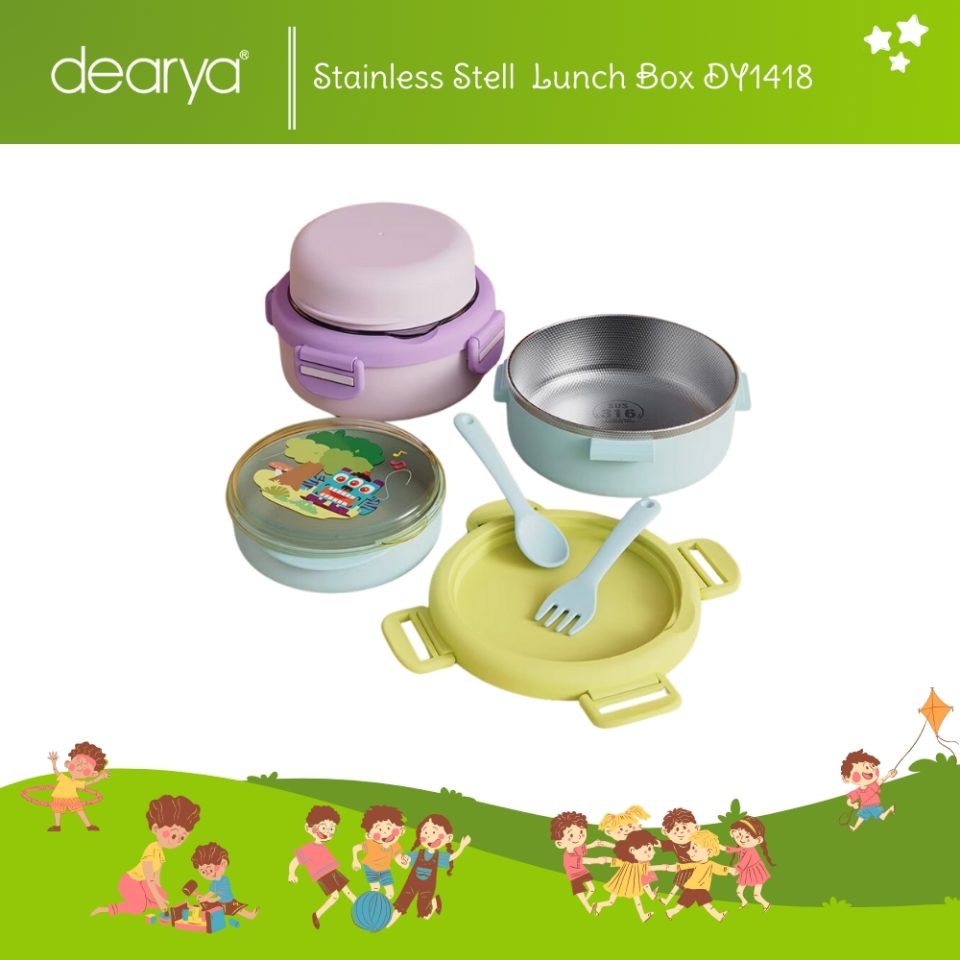 Dearya Stainless Stell Lunch Box DY1418