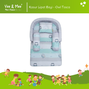 Vee & Mee Kasur Lipat Bayi - Owl Tosca